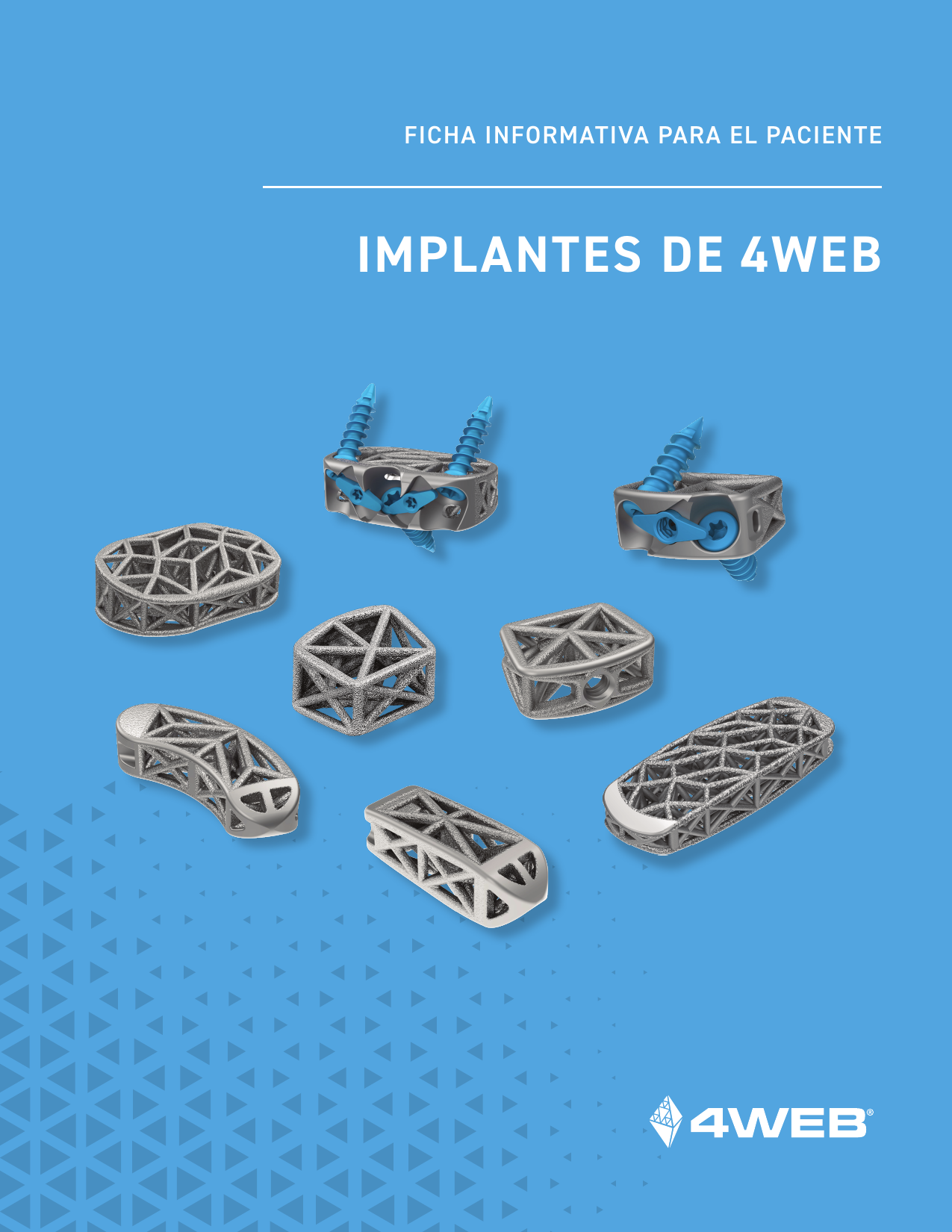 4WEB Implants Patient Information Data Sheet (Spanish)