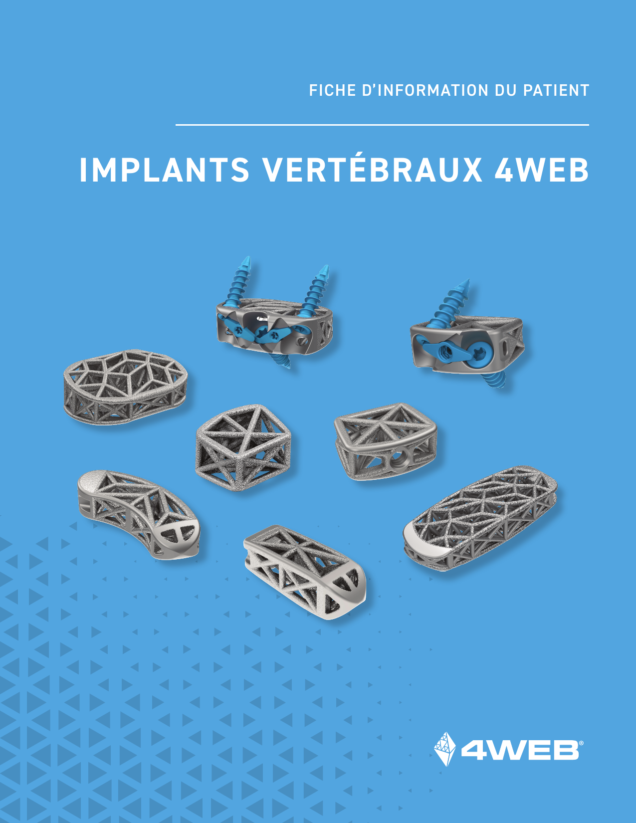 4WEB Implants Patient Information Data Sheet (French)